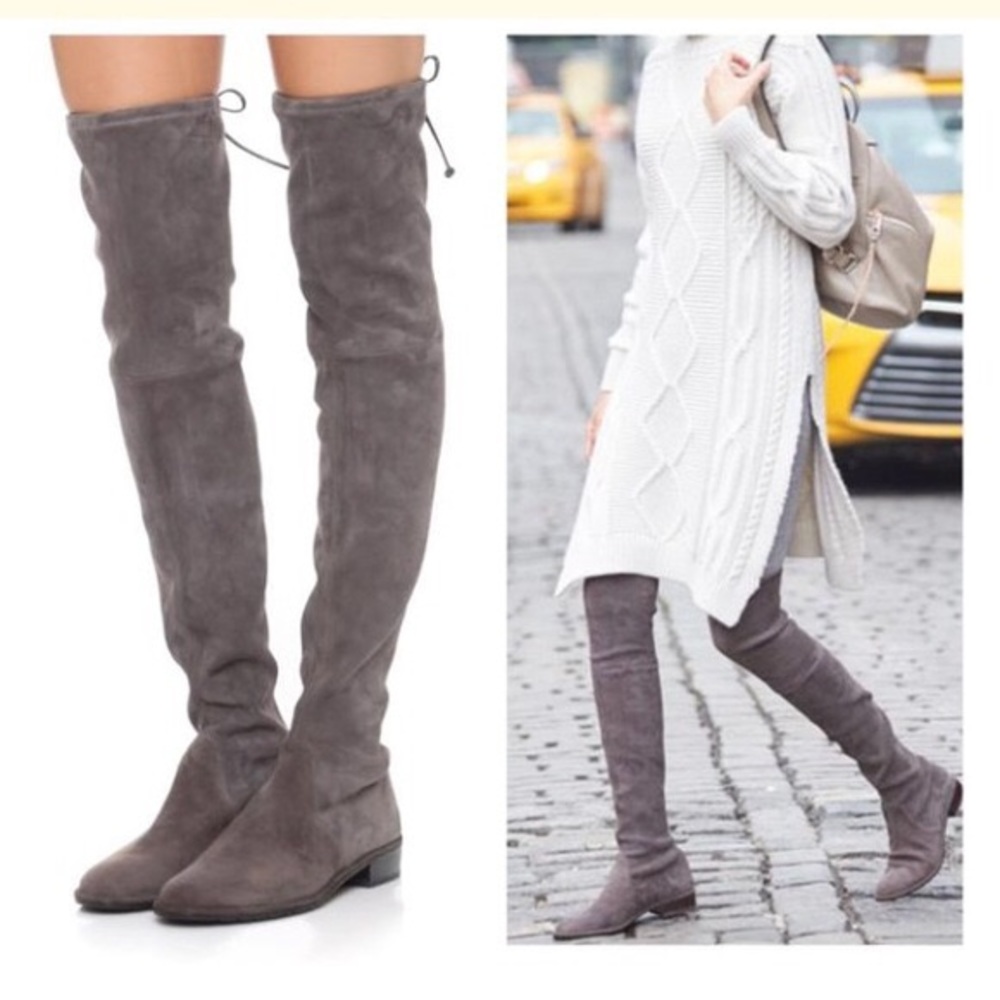 Stuart Weitzman Lowland Suede Over-The-Knee Boot